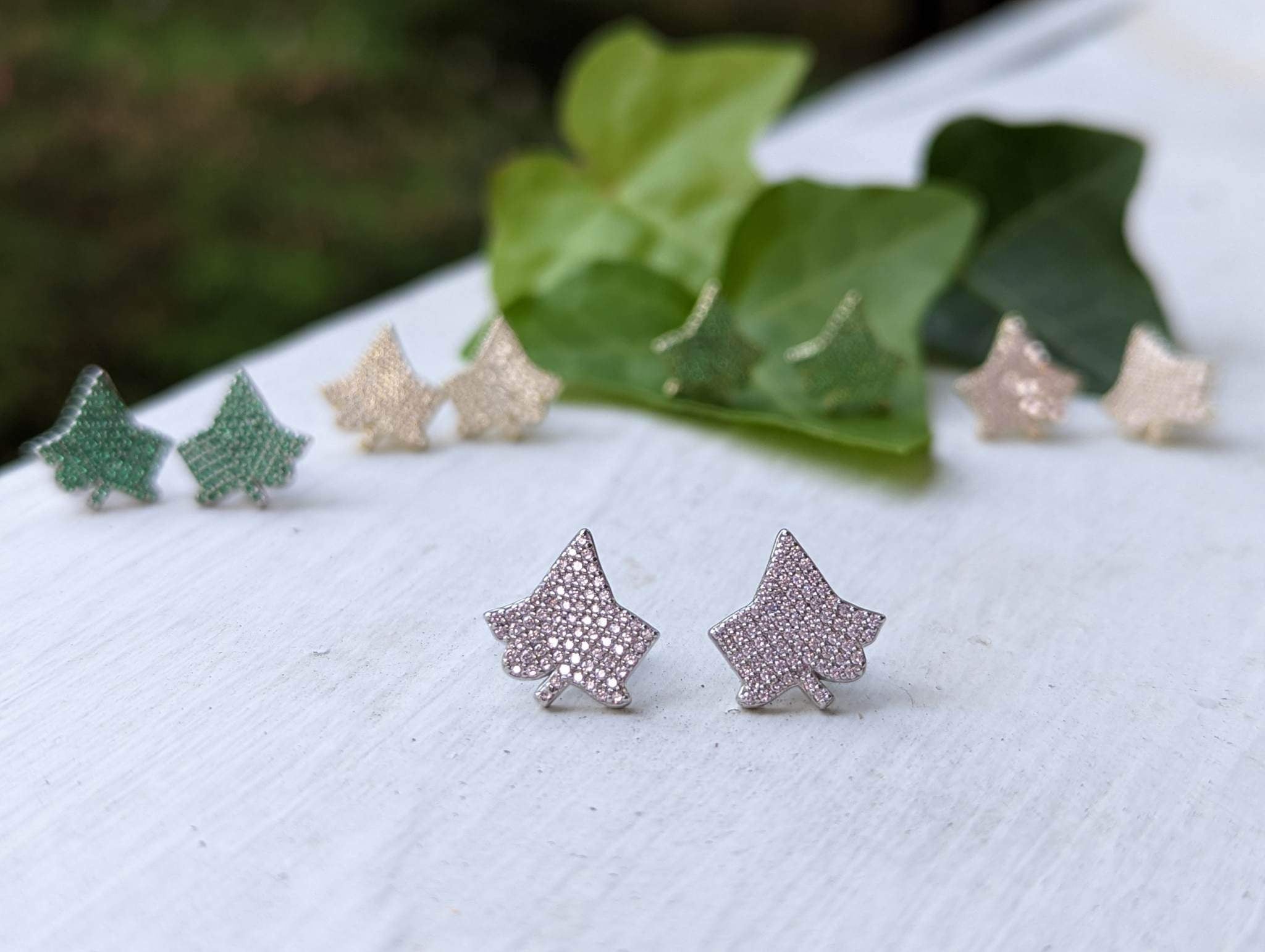 Ivy Leaf Classic Studs