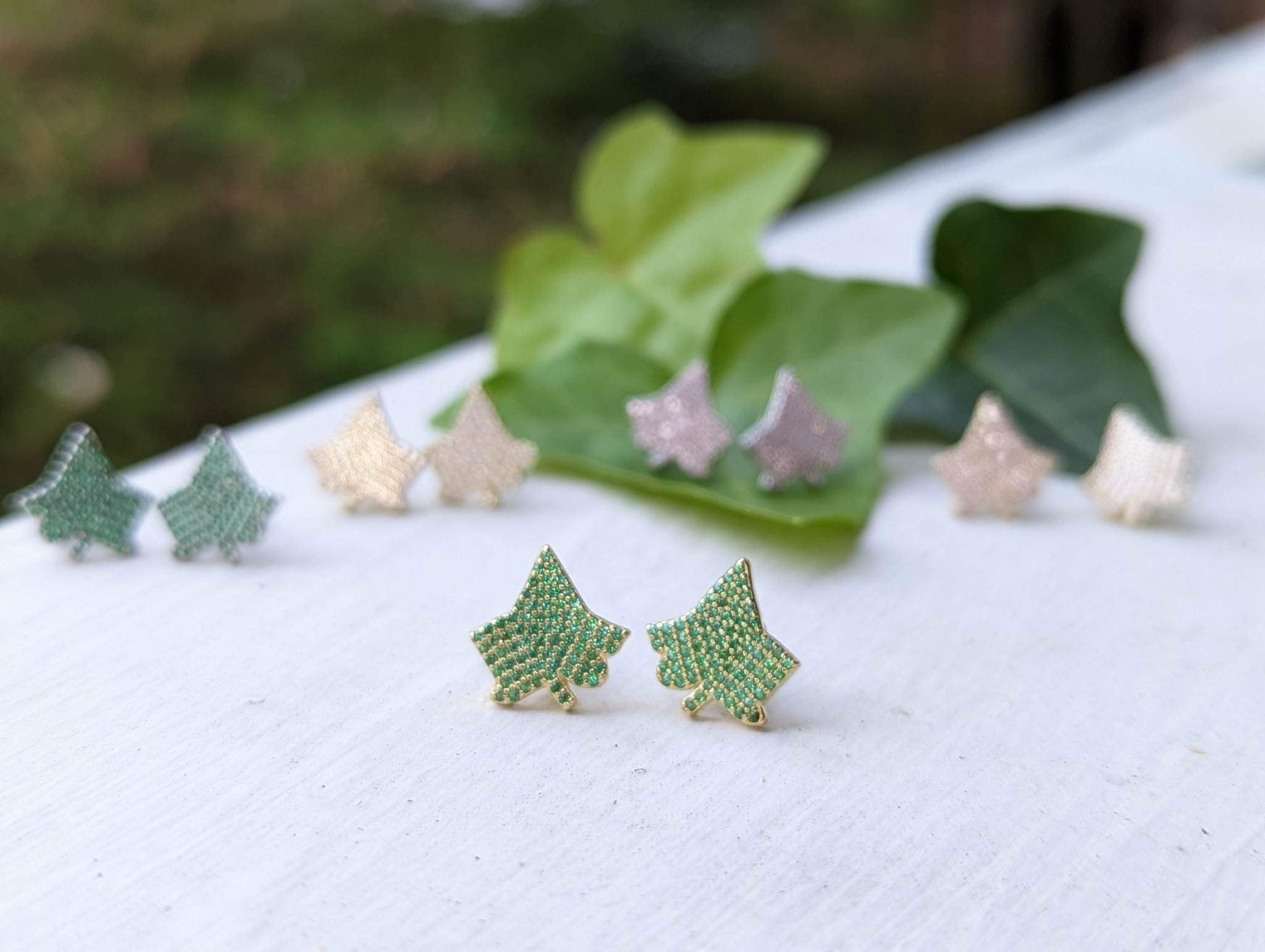 Ivy Leaf Classic Studs