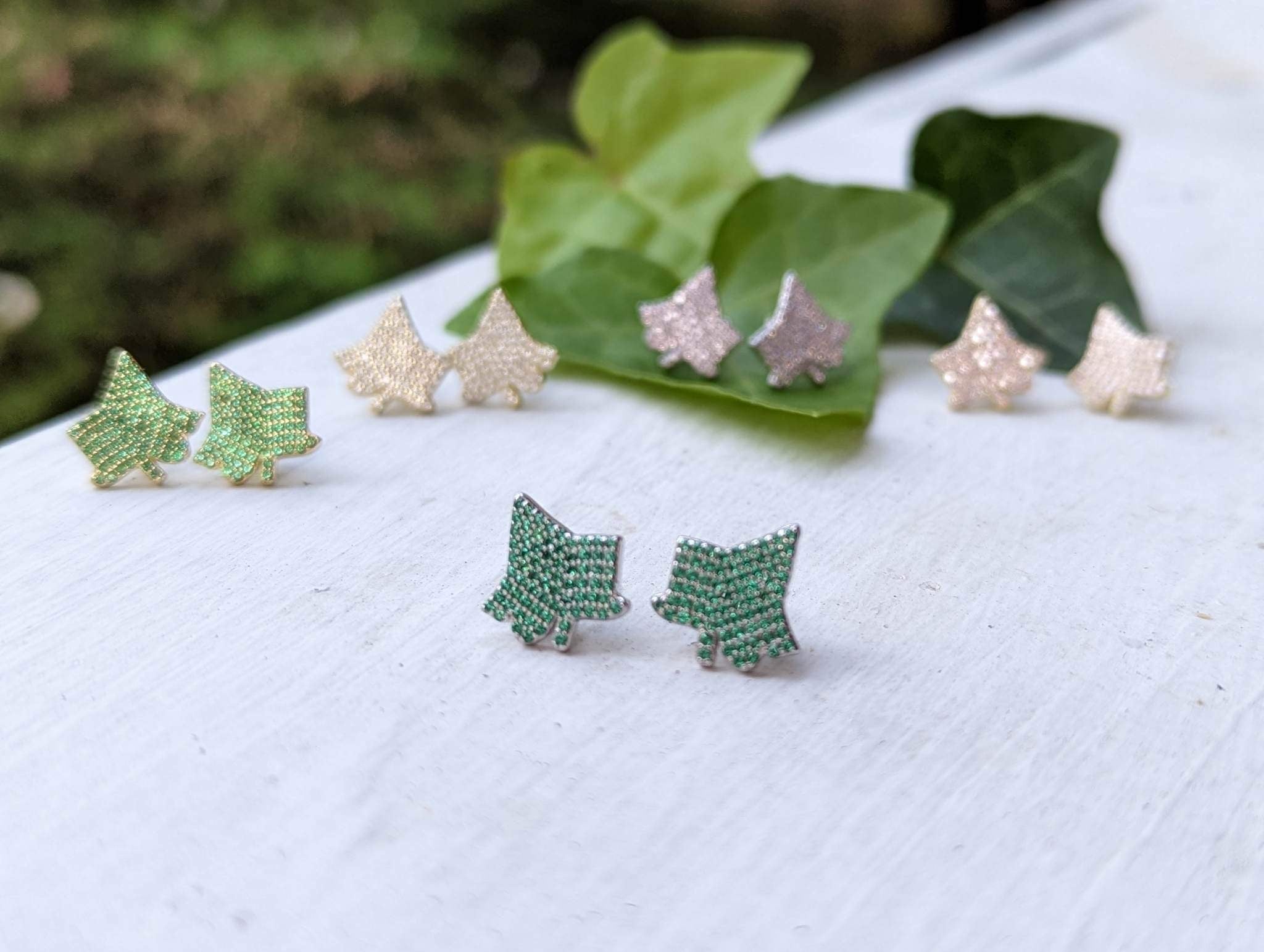 Ivy Leaf Classic Studs