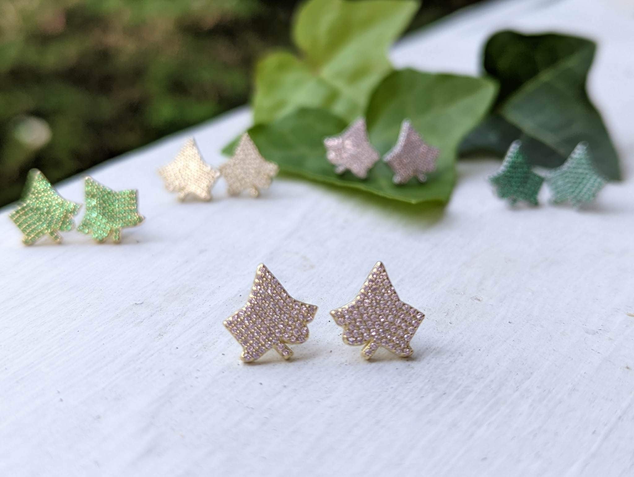 Ivy Leaf Classic Studs